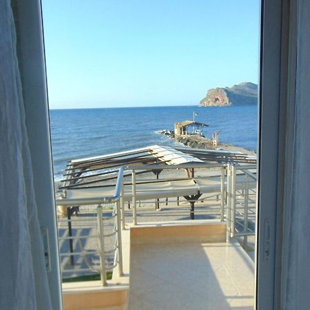 Comfy Beachfront Litinas Casa With Seaview Ханья Экстерьер фото